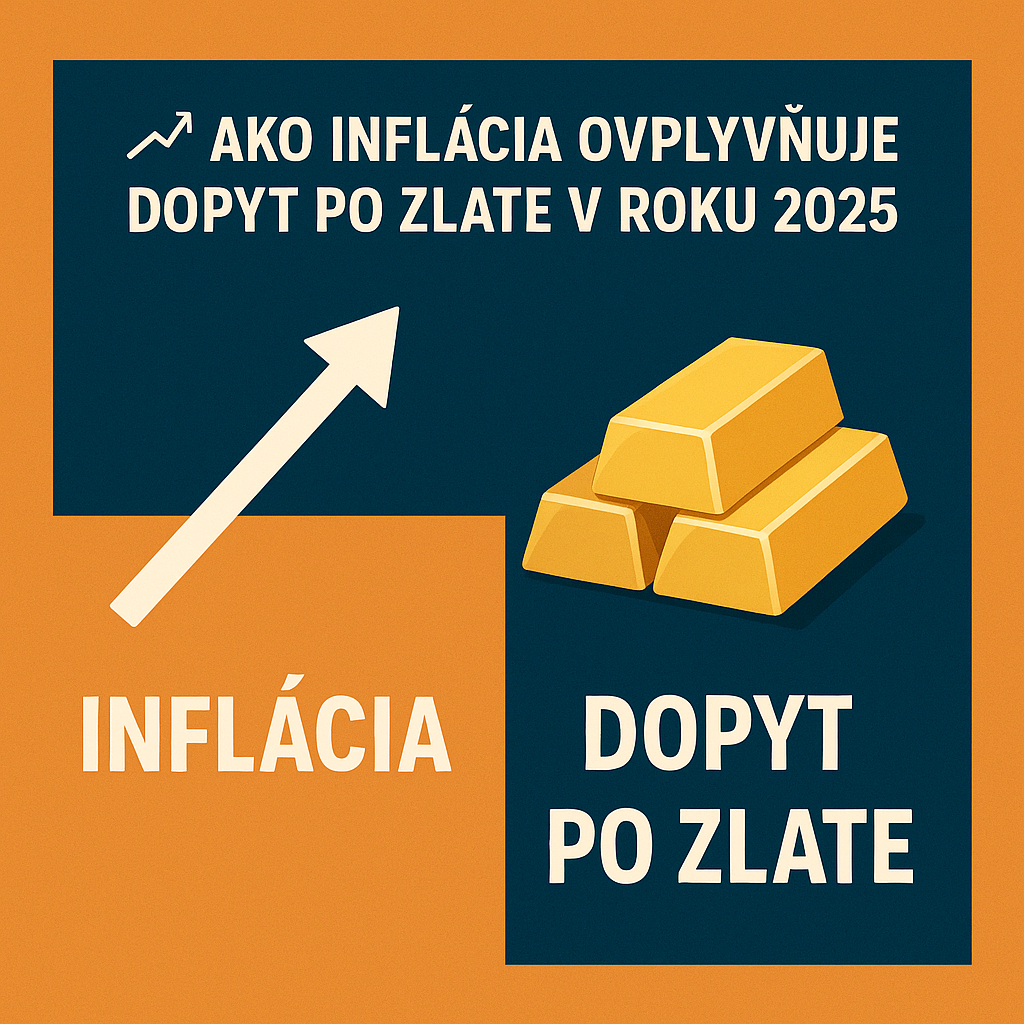 Ako inflácia ovplyvňuje dopyt po zlate v roku 2025